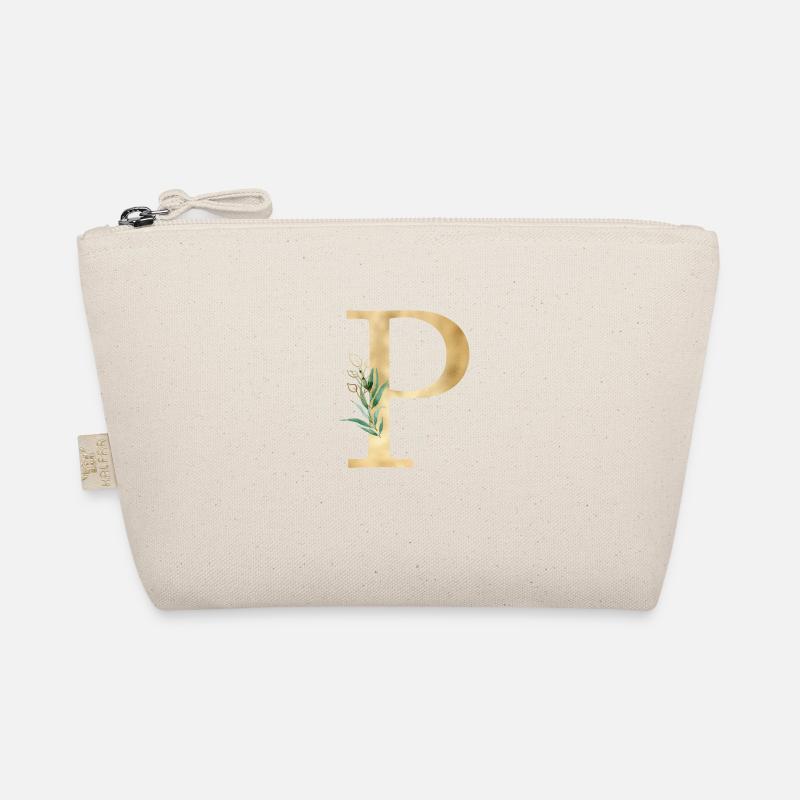 Monogramme P Botanique personnalisable Trousse biologique