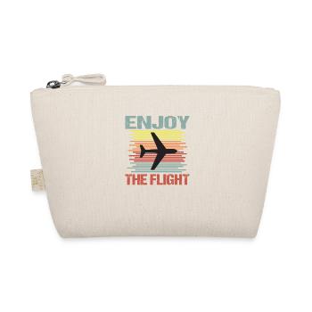 Enjoy the Flight Flugzeug Urlaub - Bio-Täschchen - Natur - Vorne