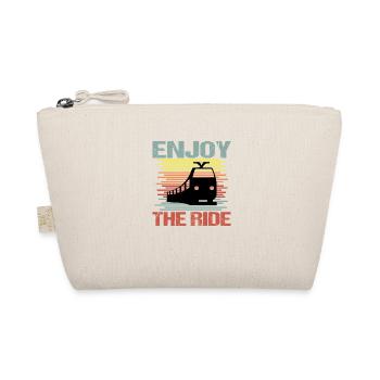 Train railway travel ICE express train - Organic Pouch - nature - Front