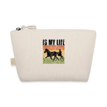 Ma vie est-elle Trabreiter Trabrennen Trabreiten Retro - Trousse biologique - nature - Devant