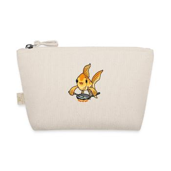 Cute Goldfish Cooking Hobby Chef Aquaristics - Organic Pouch - nature - Front