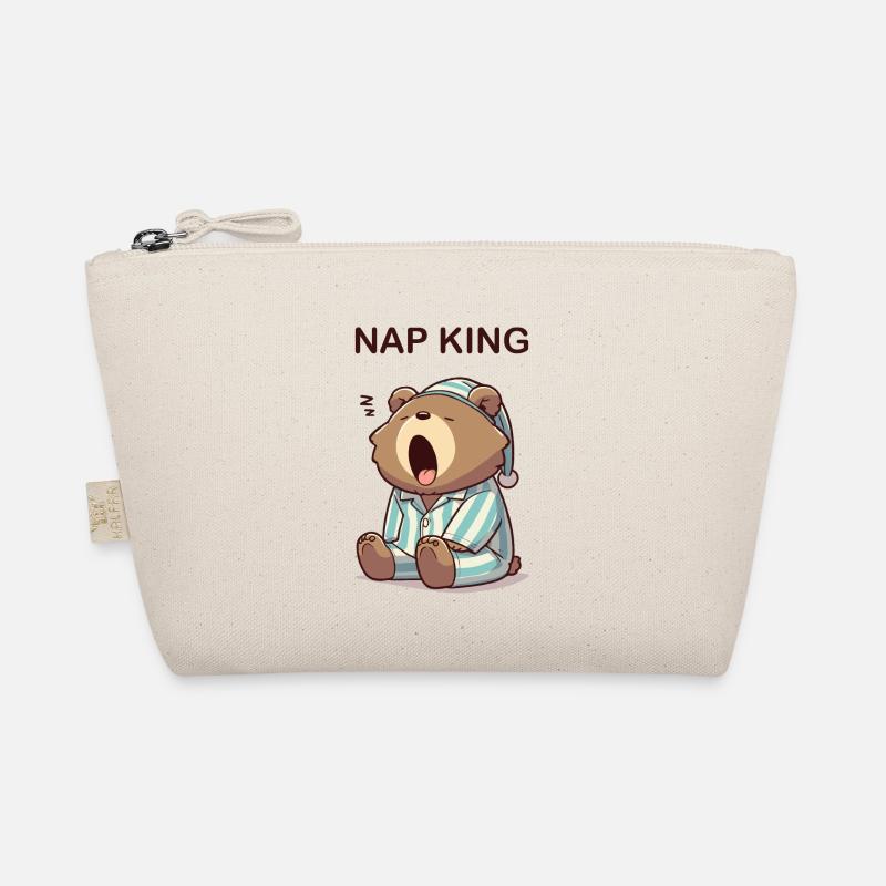Nap King Pyjama Sleeping Bear Pyjama Fatigué - Trousse biologique - nature