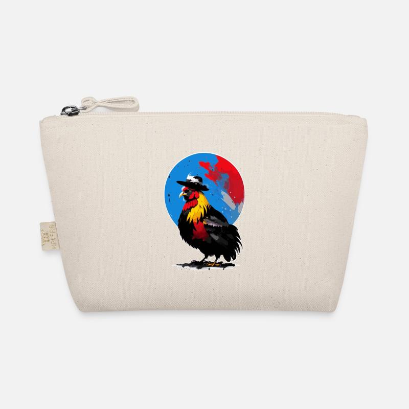 Rooster with hat Organic Pouch