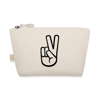 Peace - Bio-Täschchen - Natur - Vorne