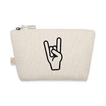 rock - hand - Bio-Täschchen - Natur - Vorne