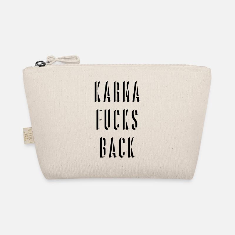 Karma Fucks Back - Shadow Backprint Bio-Täschchen