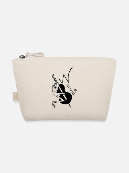 Rockabilly double bass / double bass - Organic Pouch - nature - Front
