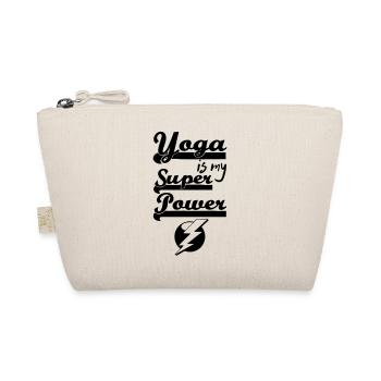 Superpower Yoga Fitness Gesundheit Geschenk - Bio-Täschchen - Natur - Vorne