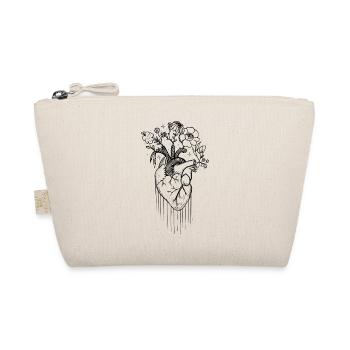 BLOOMING LOVE - Bio-Täschchen - Natur - Vorne