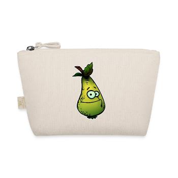Lustige Birne Cartoon Shirt - Bio-Täschchen - Natur - Vorne