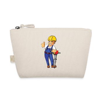 construction worker construction worker road construction2 - Organic Pouch - nature - Front