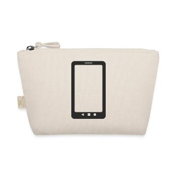 Handy! Geschenkidee Geschenk - Bio-Täschchen - Natur - Vorne
