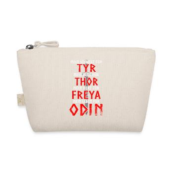 Wikinger - Tyr, Thor, Fre - Bio-Täschchen - Natur - Vorne
