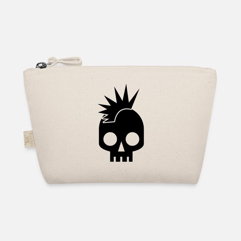 kühlen Schädels Platz mit tollen mowhawk Punk-Baby Bio-Täschchen