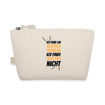 Ich habe ein Alkohol Problem ich finde mein Bier n - Bio-Täschchen - Natur - Vorne