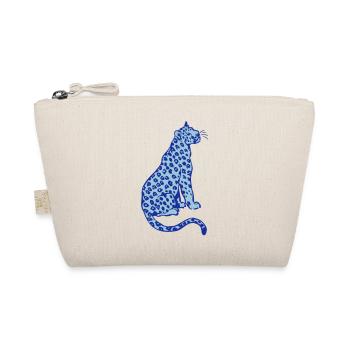 Sitting Leopard by Cheerful Madness!! - Organic Pouch - nature - Front