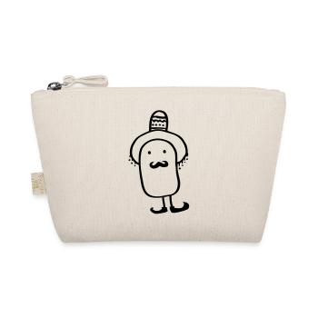 Mexican with a sombrero - Organic Pouch - nature - Front