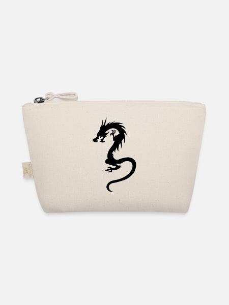 Drache - Bio-Täschchen - Natur - Vorne
