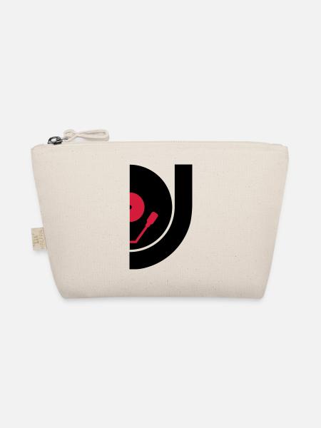 DJ Record Vinyl Plate - Organic Pouch - nature - Front