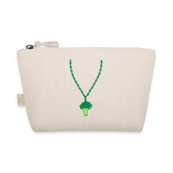 necklace broccoli jewelry healthy vitamins vegetable - Organic Pouch - nature - Front
