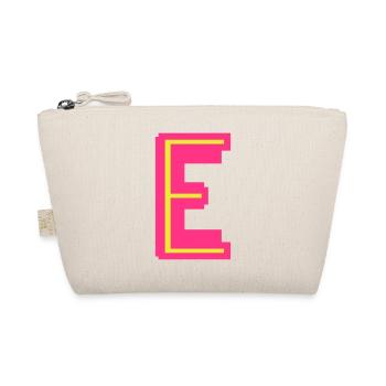 Jaune néon de E rose - Trousse biologique - nature - Devant