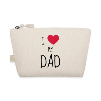 Dad - Daddy - Papa - Baby - Birth - Father - Vati - Organic Pouch - nature - Front