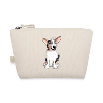 Süßer Welsh Corgi Cardigan - Bio-Täschchen - Natur - Vorne