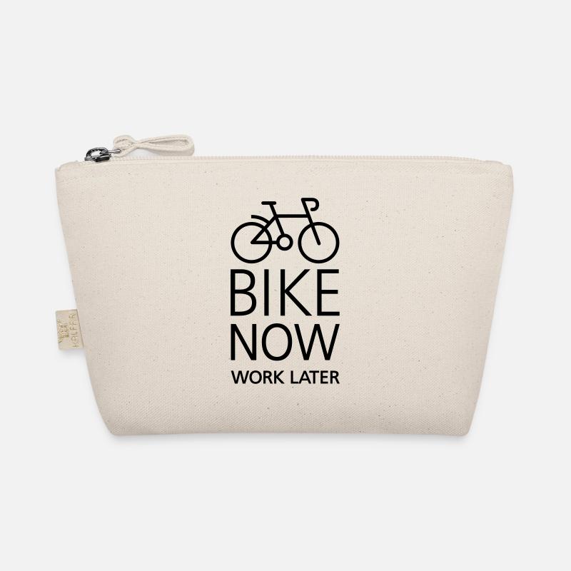 Bike now work later - Bio-Täschchen - Natur