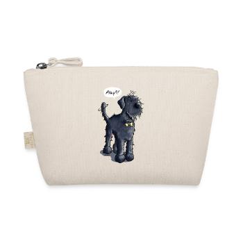 Giant Schnauzer Play - Dog - Dogs - Gift - Organic Pouch - nature - Front