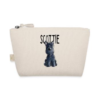 Niedlicher Scottie - Scottish Terrier - Geschenk - Bio-Täschchen - Natur - Vorne