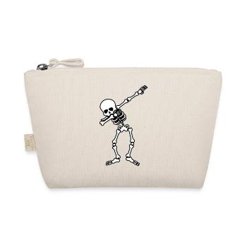 skull dabbing - Bio-Täschchen - Natur - Vorne