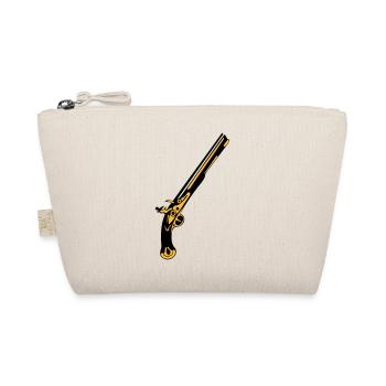 old revolver pistol flings weapon - Organic Pouch - nature - Front
