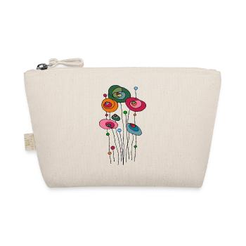 Bunte Blumen - Bio-Täschchen - Natur - Vorne