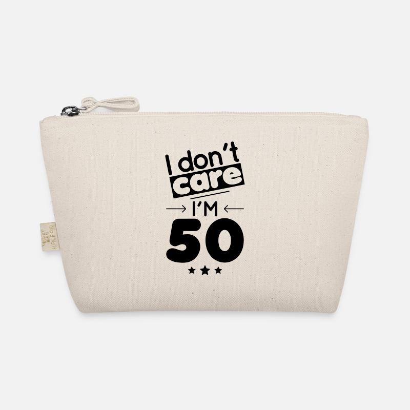 Anniversaire 50 ans - I don't care I'm 50 Trousse biologique