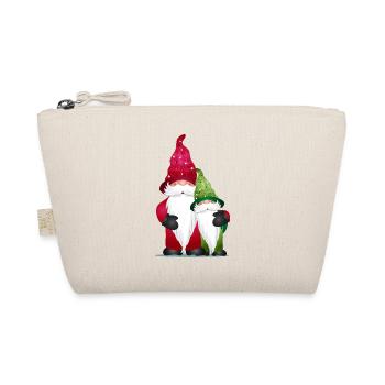 little cute imp friends for christmas - Organic Pouch - nature - Front