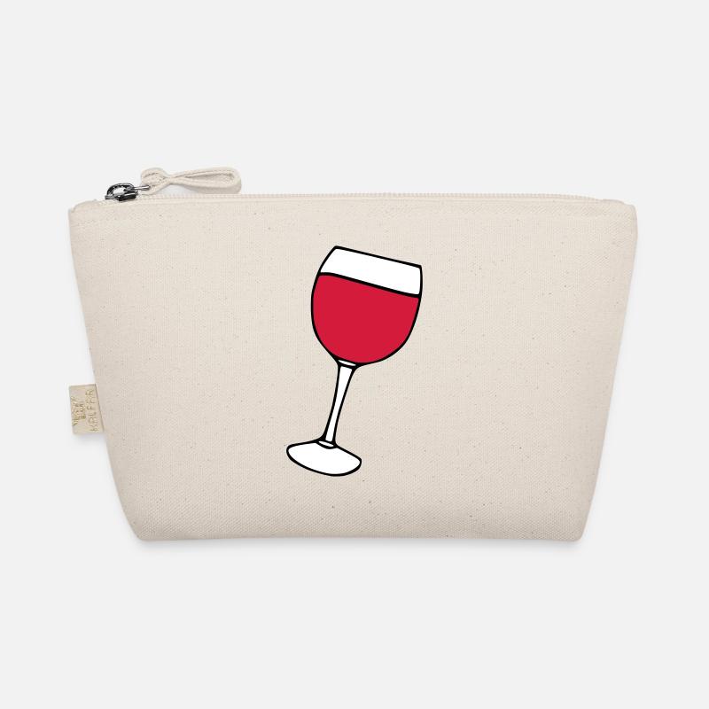 Red wine in the glass Organic Pouch