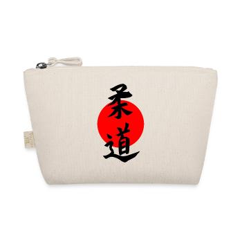 Kanji de judo noir avec soleil japonais rouge - Trousse biologique - nature - Devant