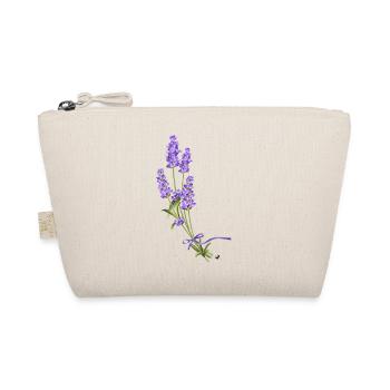 Lavande fleurs reliées avec un ruban pourpre - Trousse biologique - nature - Devant