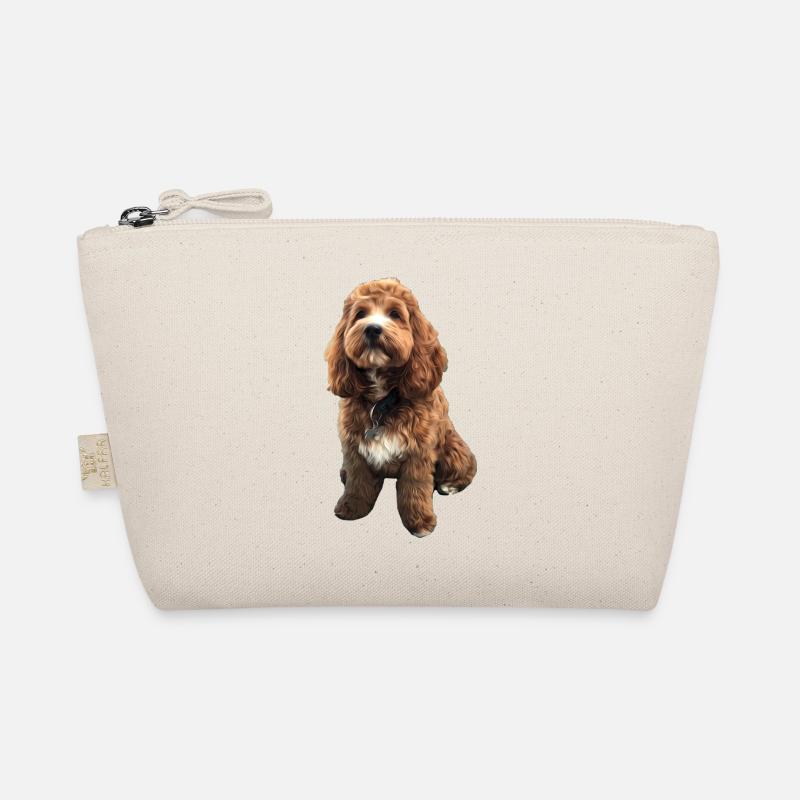 Chiot chien Cavapoo mignon Trousse biologique