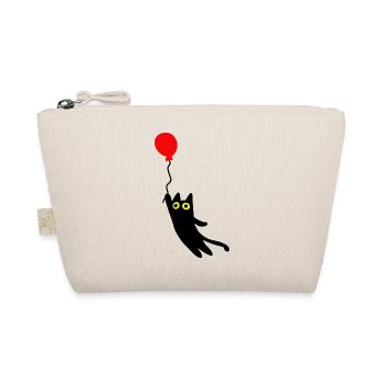 fliegende Katze - Bio-Täschchen - Natur - Vorne