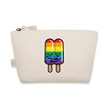 Bande de glaces gays sur le drapeau arc-en-ciel tige LGBT - Trousse biologique - nature - Devant