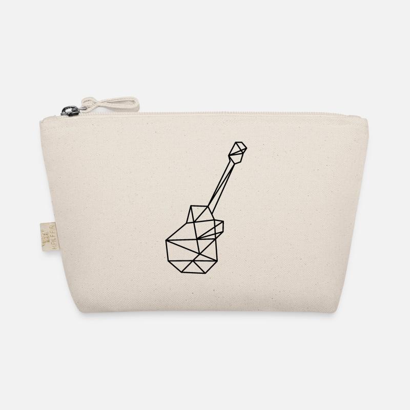Gitarre - Bio-Täschchen - Natur