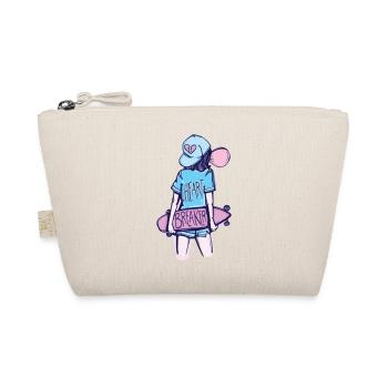 Heart breaker skater girl - Bio-Täschchen - Natur - Vorne