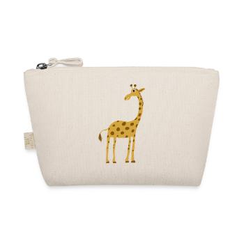 stehende Giraffe - Bio-Täschchen - Natur - Vorne