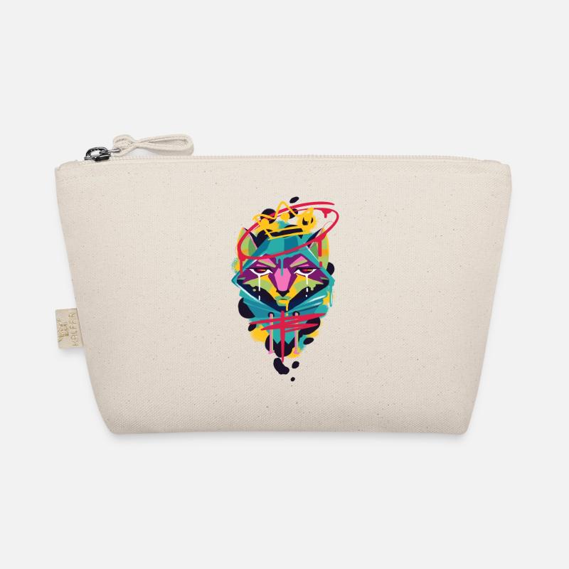 Beautiful and Funny Graffiti Fox Animal Design Organic Pouch