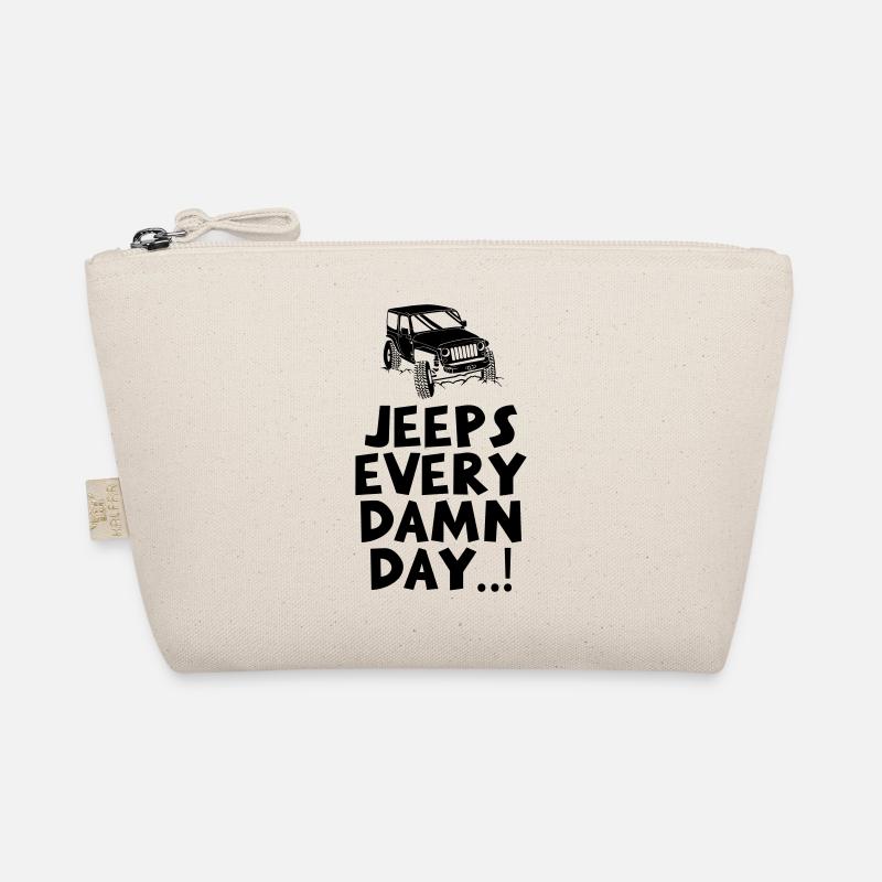 Jeeps Every Damn Day Bio-Täschchen
