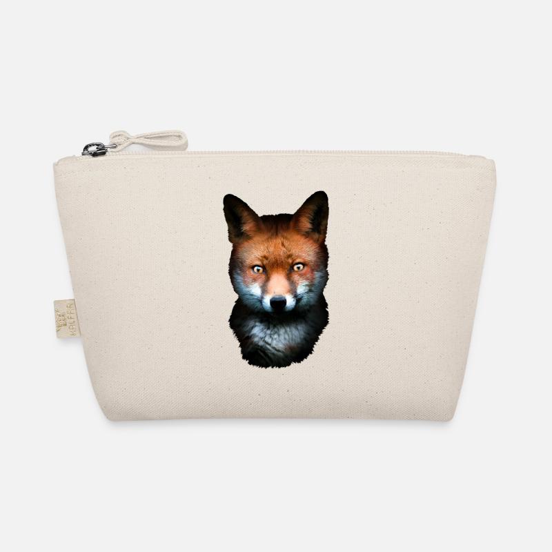 Fox Animals Head Gift Red Fox Art Organic Pouch