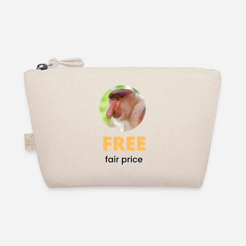 Prix juste gratuit | Texte noir Trousse biologique