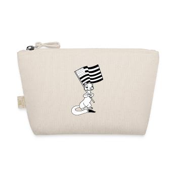 ermine Breton flag - Organic Pouch - nature - Front