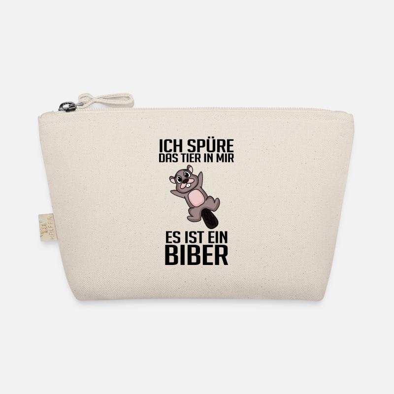 Biber Nagetier Zoo Geschenk Bio-Täschchen